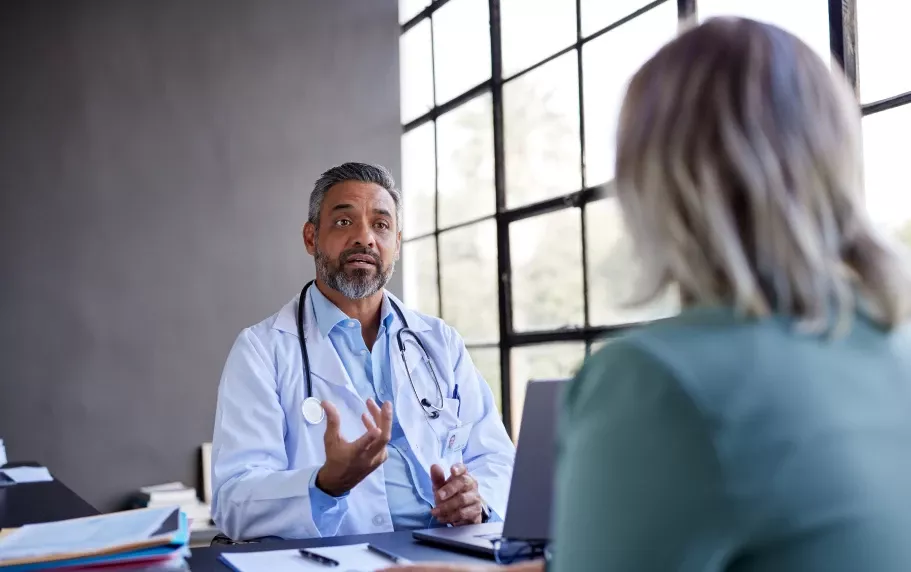 A healthcare enterprise's  transformation through digital, cloud, data, and AI.