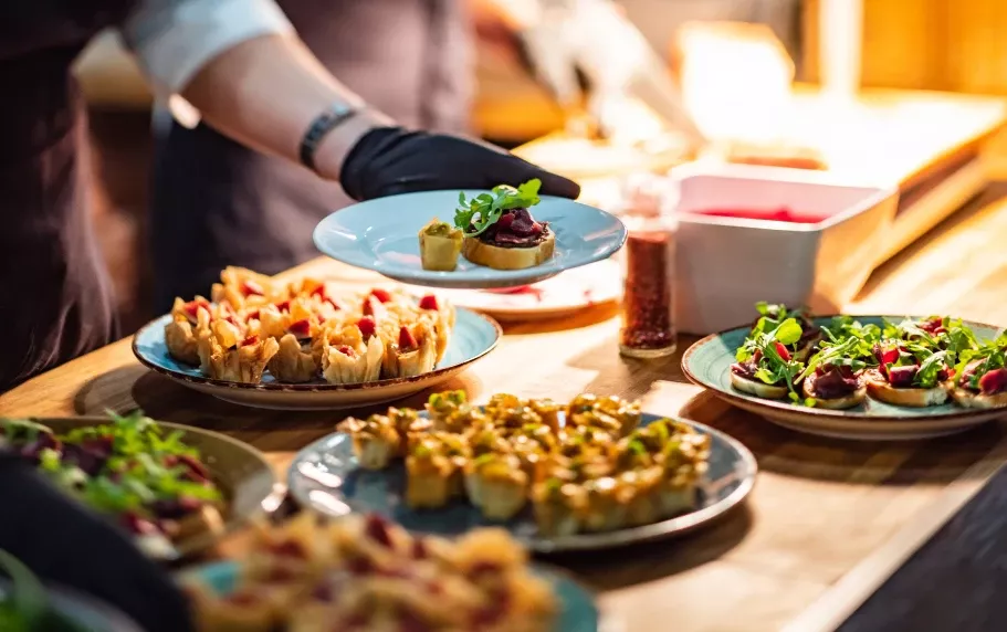 Delivered reporting, client and management (CXO) dashboards for a catering company.