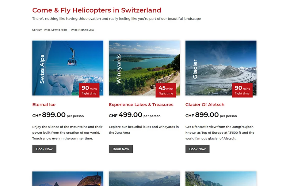 FLY HELICOPTER IN SWITZERLAND