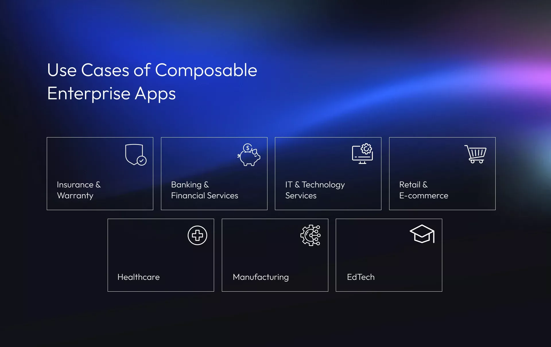 Use Cases of Composable Enterprise Apps