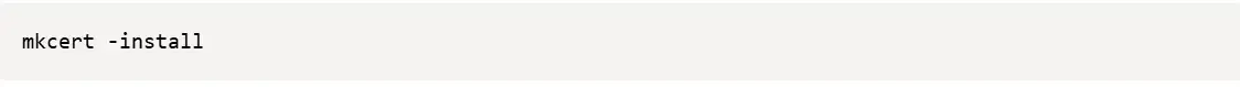 Install_mkcert